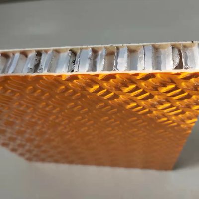 Panneau en aluminium de nid d'abeilles de fibre de verre de haute résistance pour la plate-forme de yacht