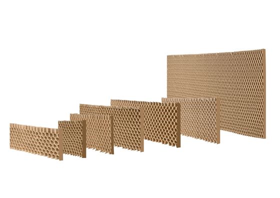 Corne de nid d'abeille de papier normal 10 - 90 mm d'épaisseur pour remplir la porte