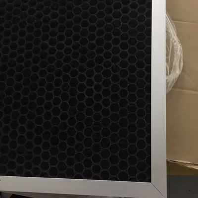 Filtre à nid d'abeille en aluminium avec revêtement au carbone actif Taille 500x500 mm