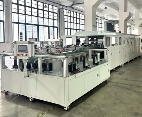 Machine à coller à l'empilement entièrement automatique entièrement fermée utilisée pour le noyau de nid d'abeille ALU