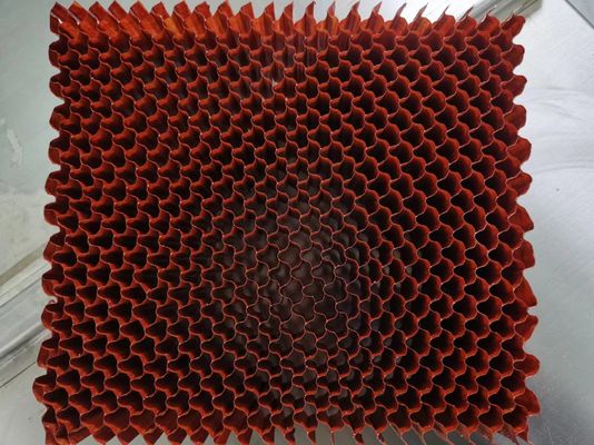 Épaisseur 5,2 mm Densité 56 Nomex Flexible Noyau de nid de miel Grille perforée en forme de prune