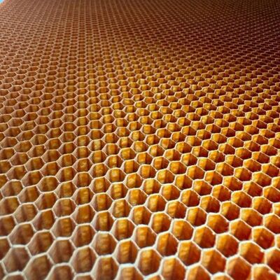 Âme en nid d'abeilles d'Aramid de papier d'Aramid utilisée pour le secteur d'aviation avec l'excellente résistance de feu