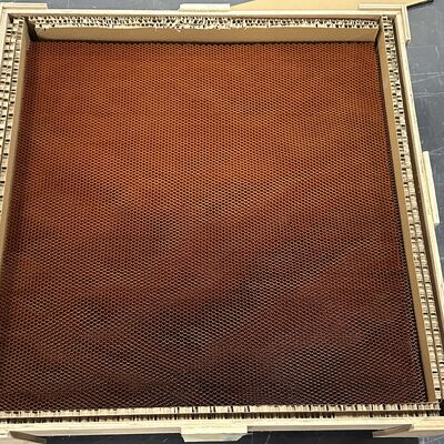 Noyau nid d'abeille en aramide flexible de densité 56, grille perforée en forme de prune