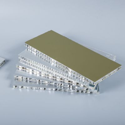 Panneaux de honeycomb en aluminium de 15 mm 25 mm 10 mm Pvdf pour l'aérospatiale