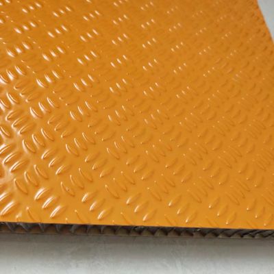 Surface rugueuse Panneaux de nid d'abeille en FRP en aluminium Faciles à nettoyer